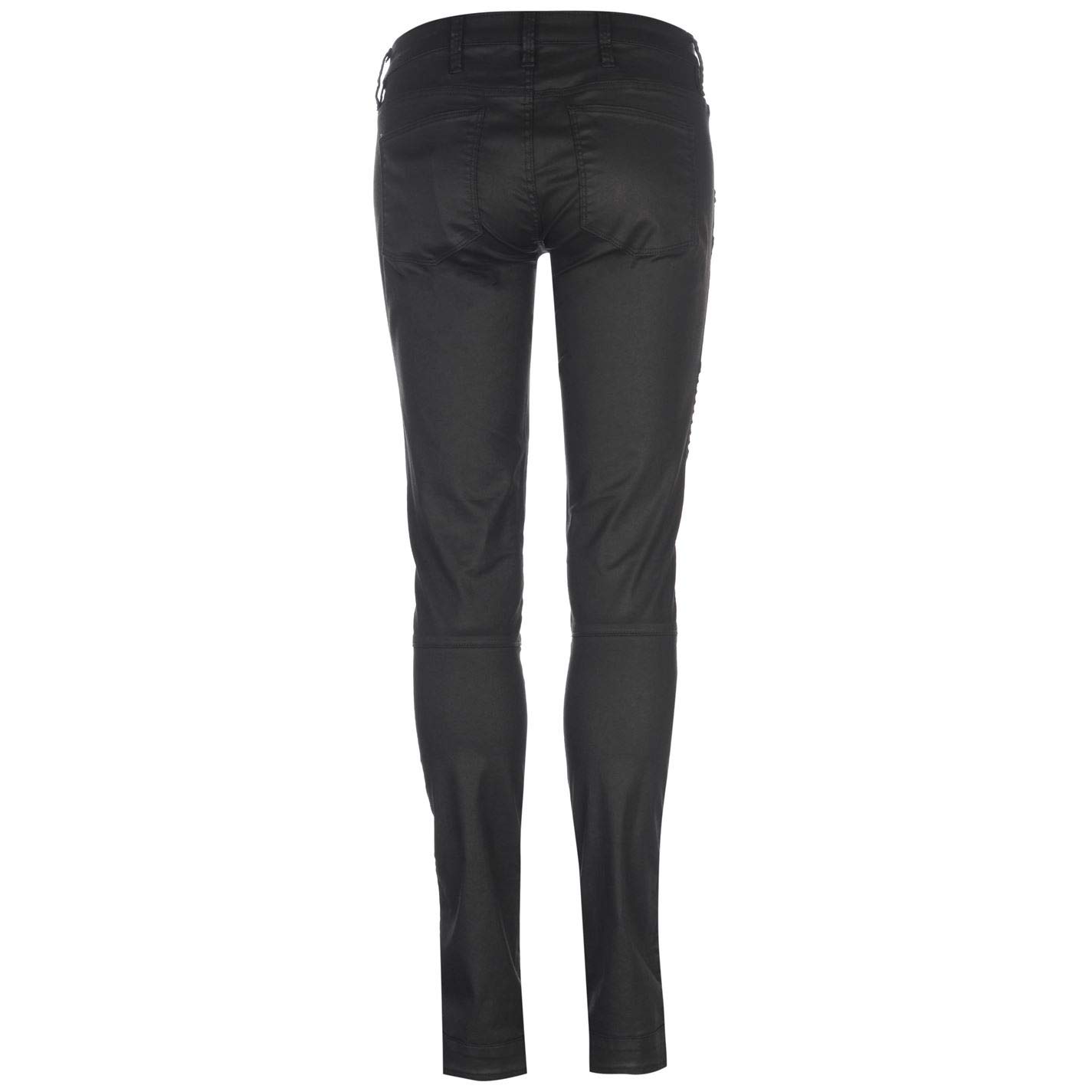 G-STAR Raw Women's 5620 Mid Rise Skinny Jeans - Distro Black Super Stretch Denim Pants for Casual Wear & Night Out