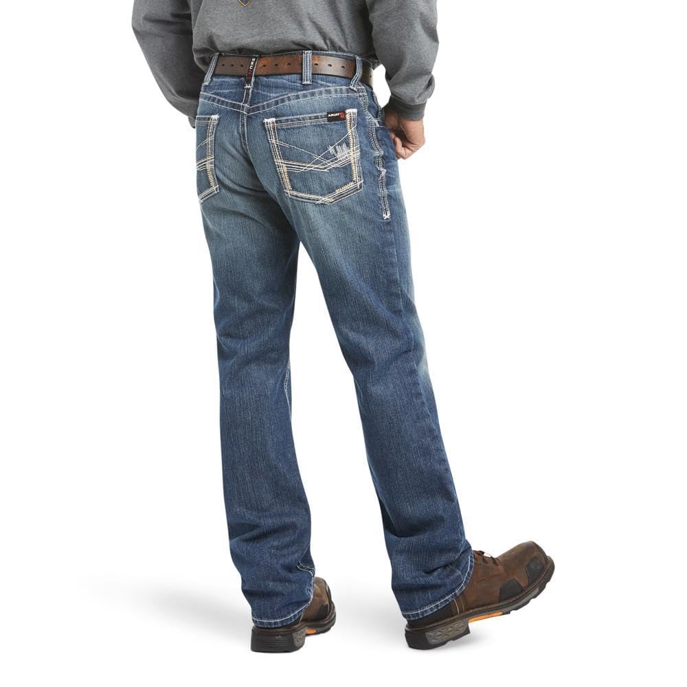 Ariat Men's FR M4 Relaxed Ridgeline Boot Cut Jean - Flame Resistant Work Pants for Cowboy, Ranch & Outdoor Activities