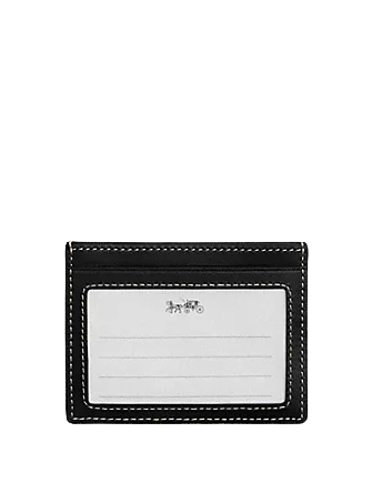 Coach Disney X Coach Slim ID Card Case with Mickey Mouse - Stylish Wallet for Cards & Cash - Perfect for Travel, Work, and Everyday Use