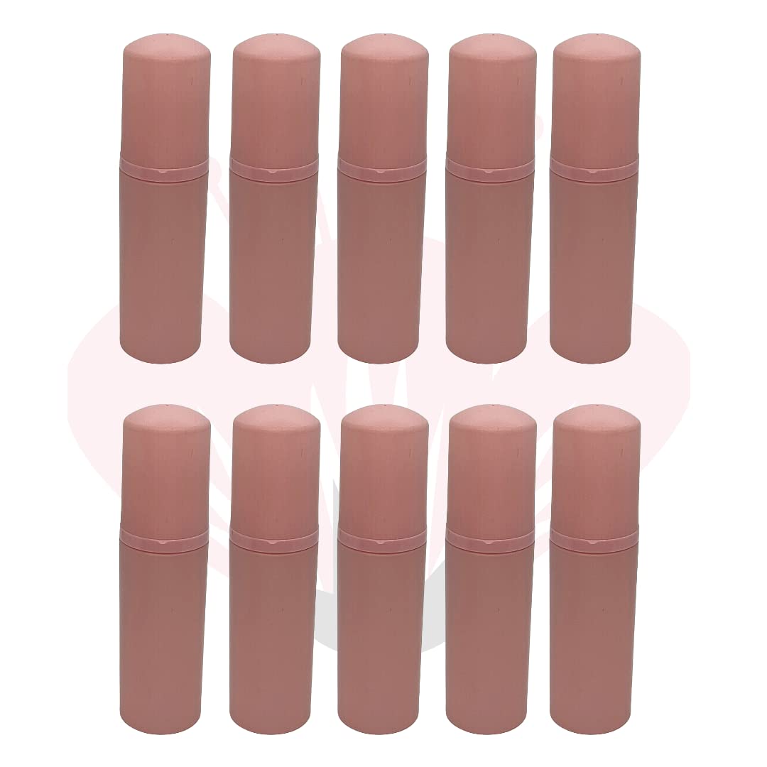 10 Pack 60ml Matte Pink Plastic Foaming Pump Bottles for Lash Shampoo & Soap Dispenser | Travel-Friendly, Salon, Bathroom & Home Organization Accessories