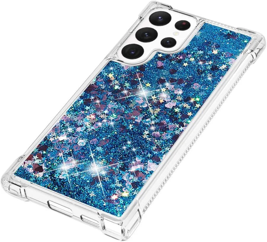Luxury Sparkle Bling Shockproof Case for Samsung Galaxy S23 Ultra - Glitter Protective Cover with Slim Fit Design, Soft TPU Back & Reinforced Bumper | Perfect for Women, Girls & Fashion Lovers | Ideal for Daily Use, Parties & Special Occasions