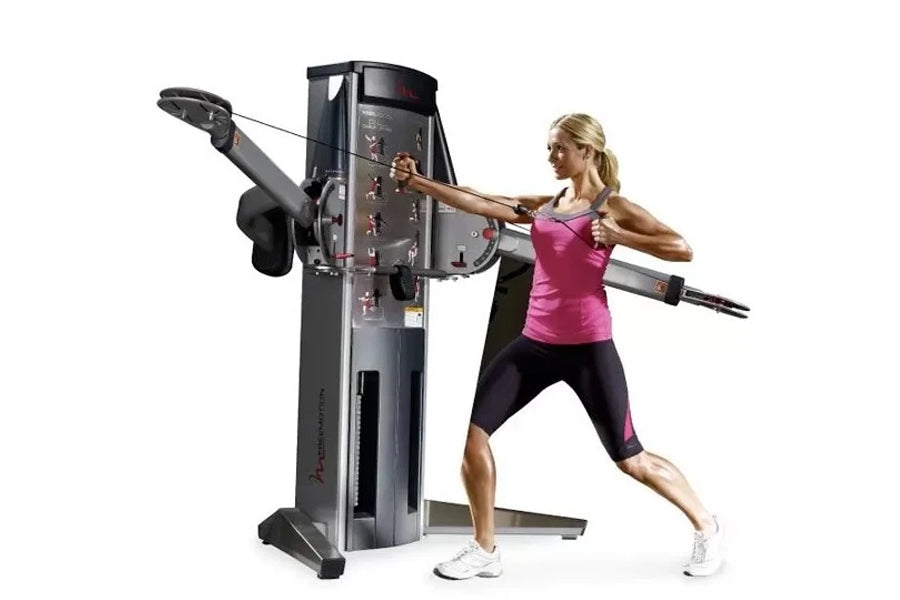 Freemotion Genesis G624 Dual Cable Cross Trainer - Full Body Workout Machine for Home Gym, Cardio & Strength Training | Perfect for Small Spaces & Fitness Enthusiasts