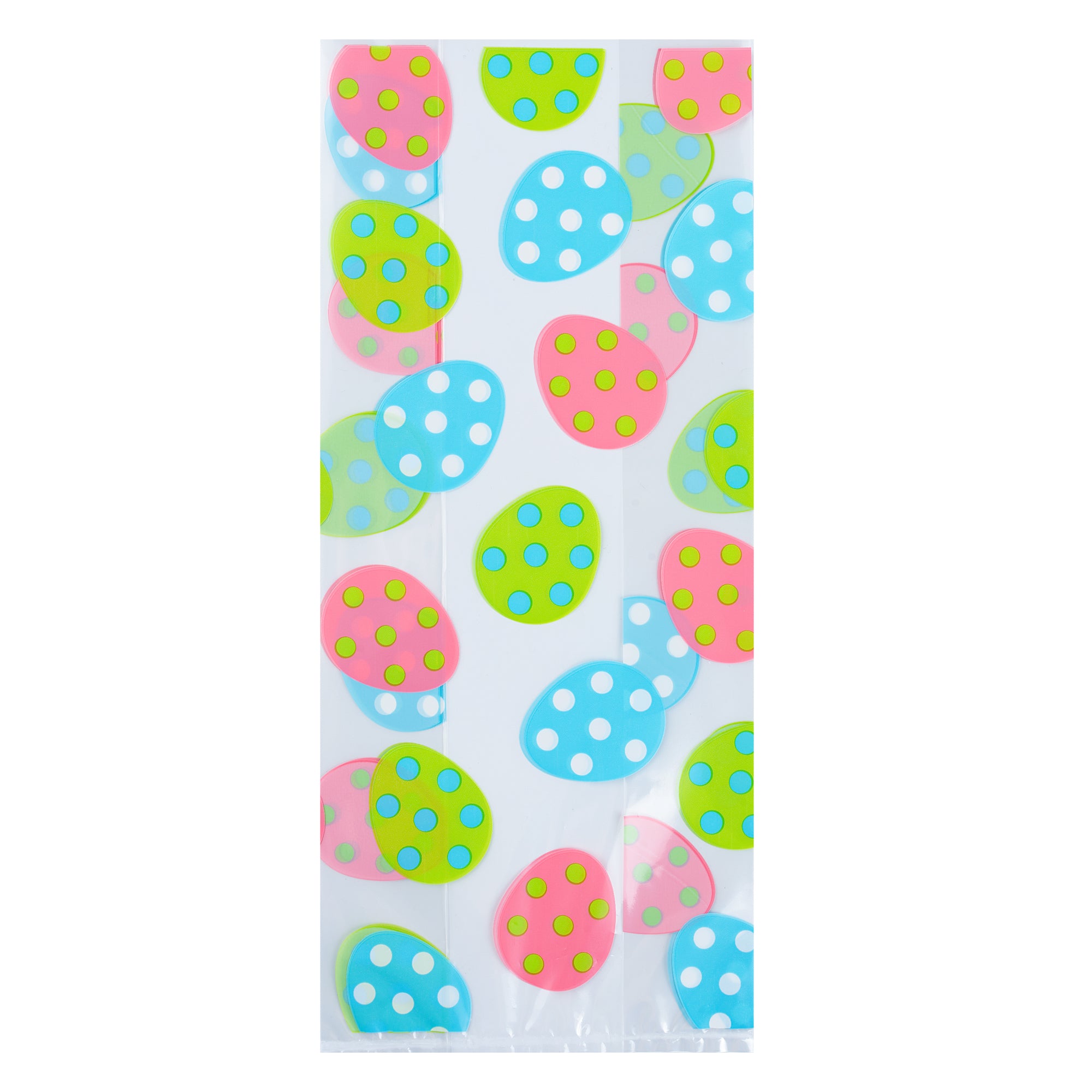 Easter Egg Plastic Candy Bags - Gusseted 5x3x11 Inches - 4000 Count Bulk Packaging - Perfect for Easter Treats, Party Favors & Candy Storage