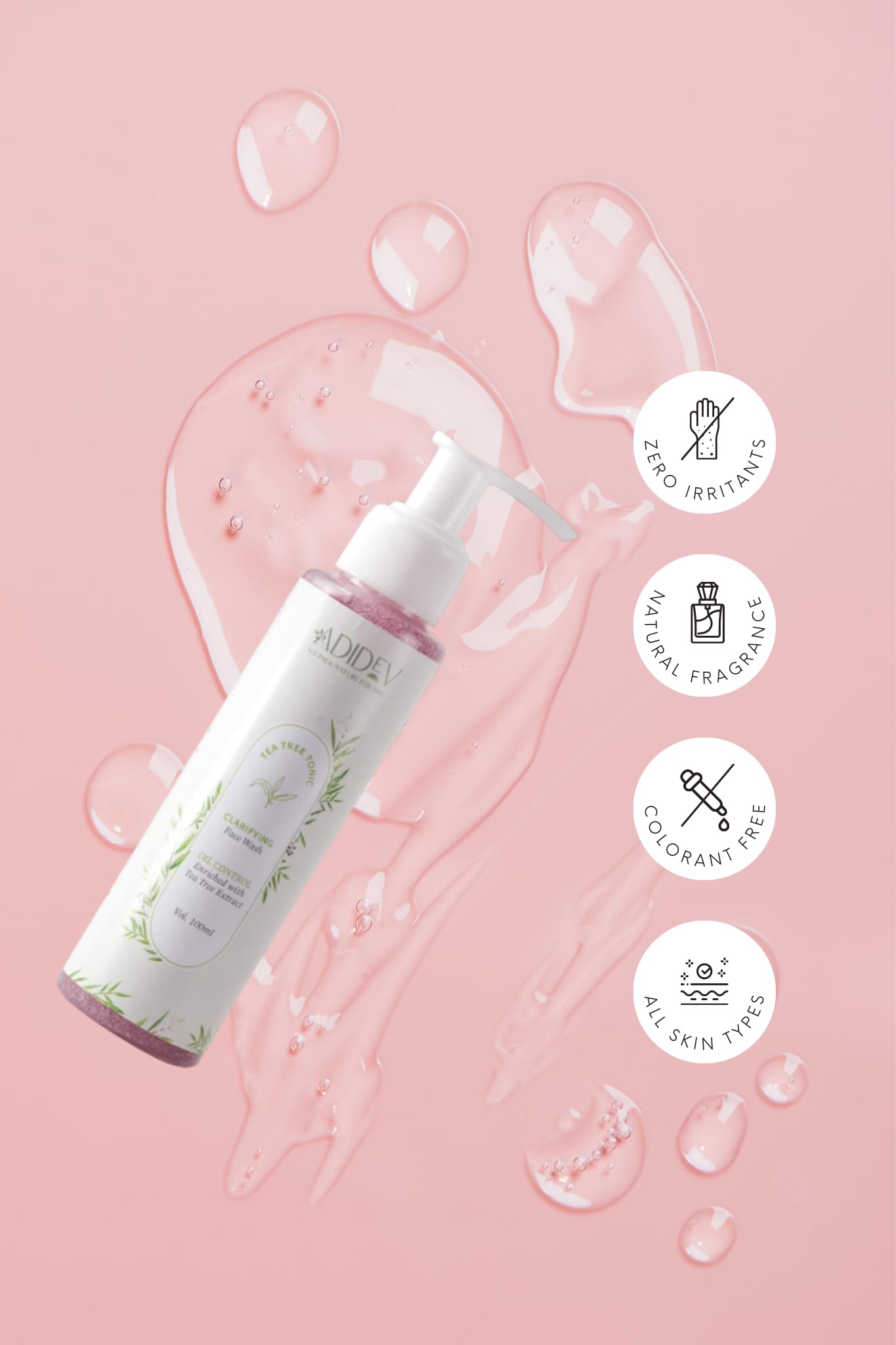 Best Tea Tree Face Wash for Acne & Oily Skin - Natural Cleanser for Clear & Healthy Skin | Daily Use for Men & Women