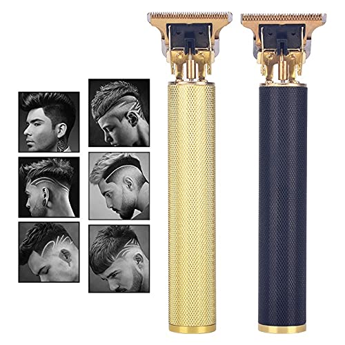 Professional USB Rechargeable T9 Bald Hair Clipper for Men - Cordless Electric Hair Trimmer & Shaver with 0mm Precision - Barber-Grade Hair Cutting Machine (T9-Black) - Perfect for Home Grooming, Salon Use & Travel