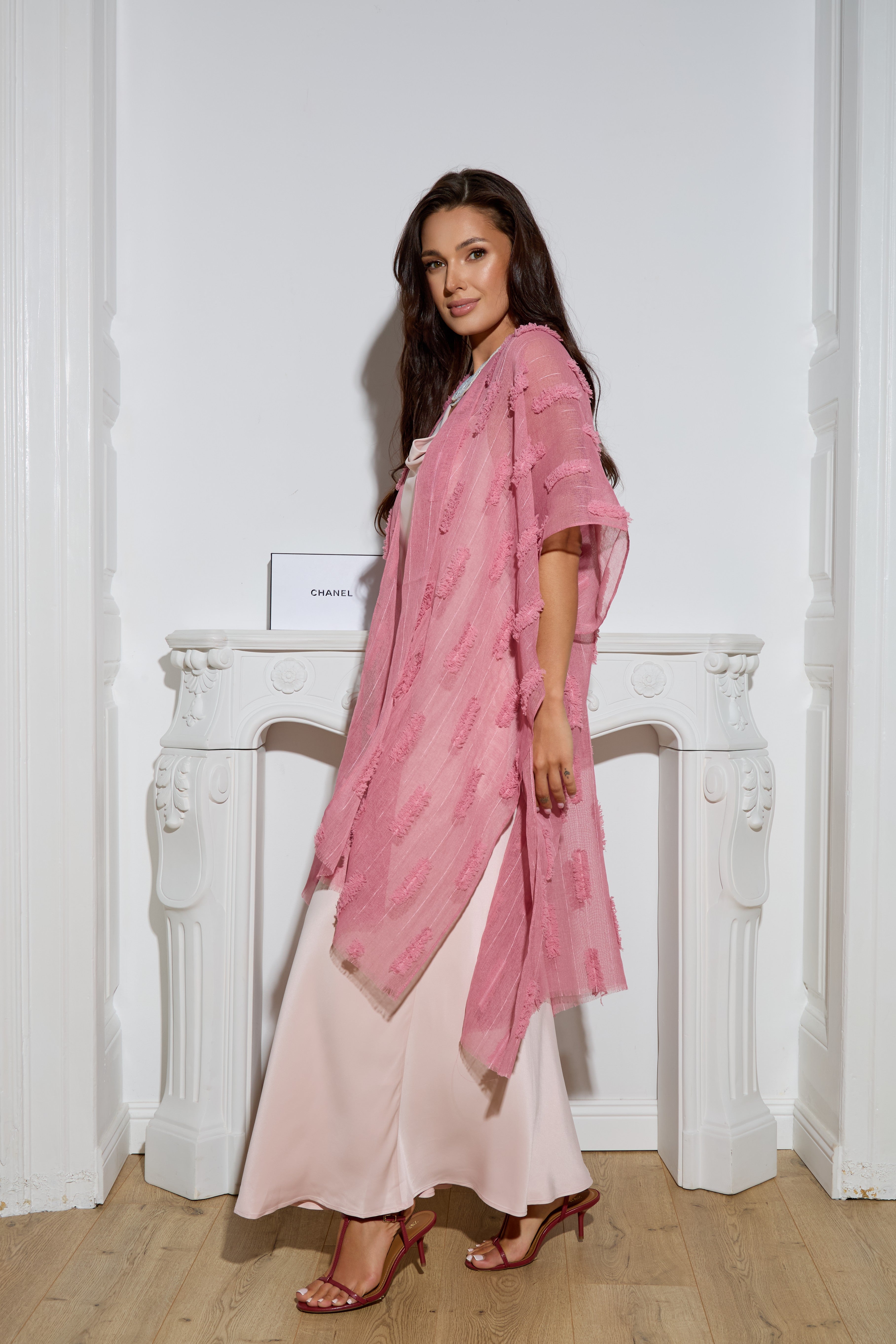 Textured Ruana Wrap - Soft & Stylish Women's Shawl for Fall & Winter - Perfect for Layering, Office Wear, and Cozy Evenings
