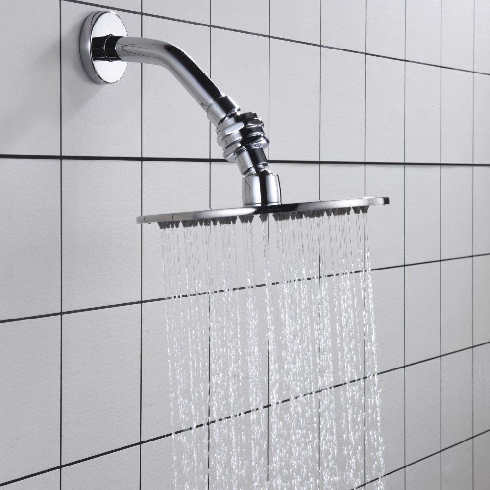 Premium All-Metal Shower Head Swivel Adapter - 360° Adjustable Angle for Perfect Shower Position - Ideal for Bathroom Renovation & Handicap Accessibility