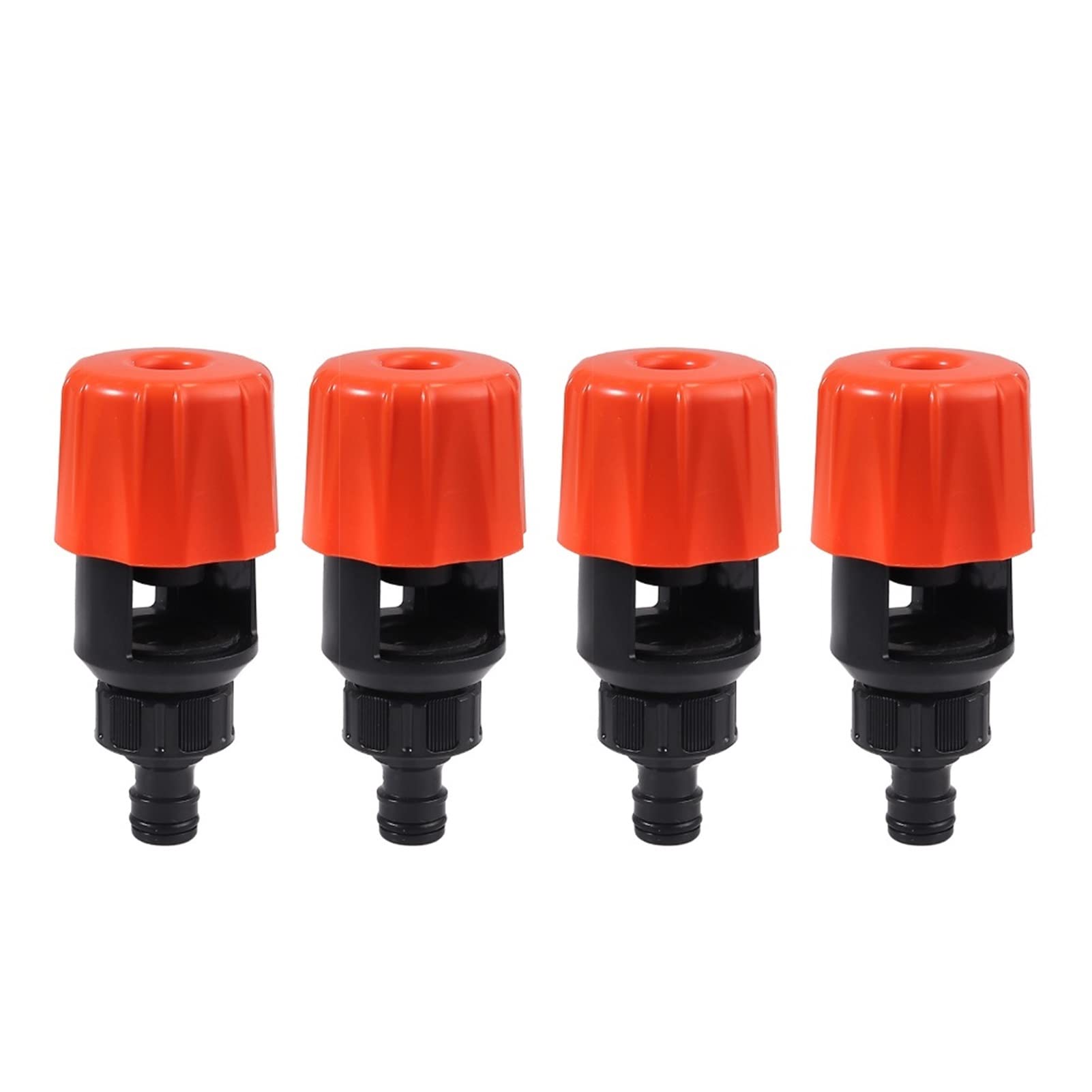 4-Pack Universal Garden Hose Connector Adapter - Fits Kitchen Tap, Mixer & Outdoor Pipes - Heavy Duty Brass Fittings for Leak-Free Watering, Washing & Gardening Use