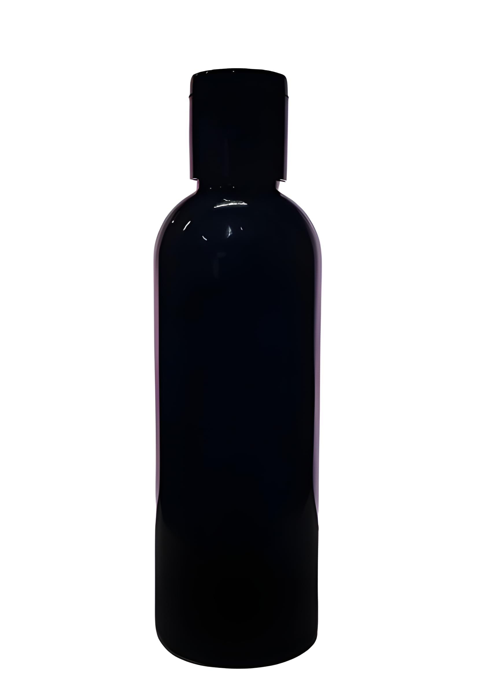 MAPPERZ Empty Cylindrical Bottle with Applicator Brush - 1 oz Bottle for Hair Oil, Shampoo, Medicine & Dye - Perfect for Root Touch-Ups & Hair Treatments (Black, Pack of 1) - Ideal for Salon Professionals & At-Home Hair Care
