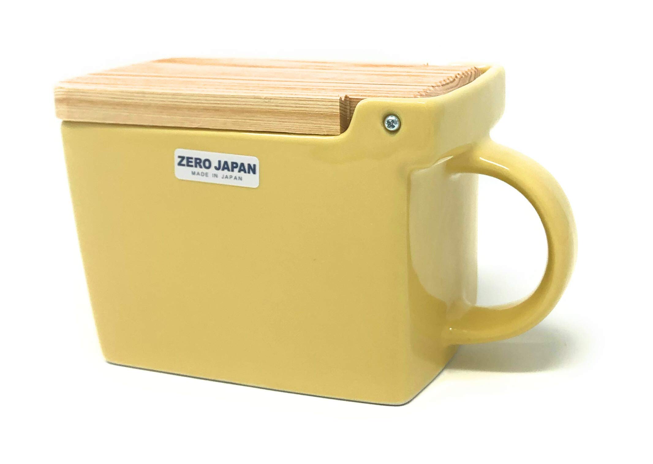ZERO JAPAN Bee House Salt Box - Premium Ceramic Salt Container for Kitchen, Dining & Tabletop - Perfect for Salt Storage, Spice Organization & Stylish Home Decor