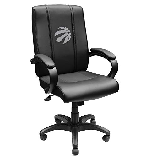 Toronto Raptors NBA Office Chair 1000 with Silver Logo Panel - Ergonomic Basketball Gaming Chair for Home & Office - Perfect for Fans, Gamers & Workspaces