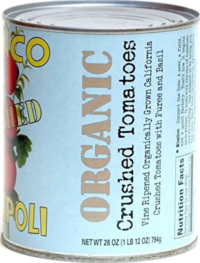 Organic Crushed Tomatoes in Puree, 28oz (6-Pack) - Perfect for Pizza & Pasta