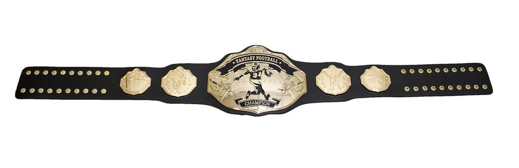 Fantasy Football Championship Belt Trophy - Undisputed Belts High-Step Award for NFL & Fantasy League Winners - Perfect for Trophy Presentations, Victory Celebrations & Sports Memorabilia Displays