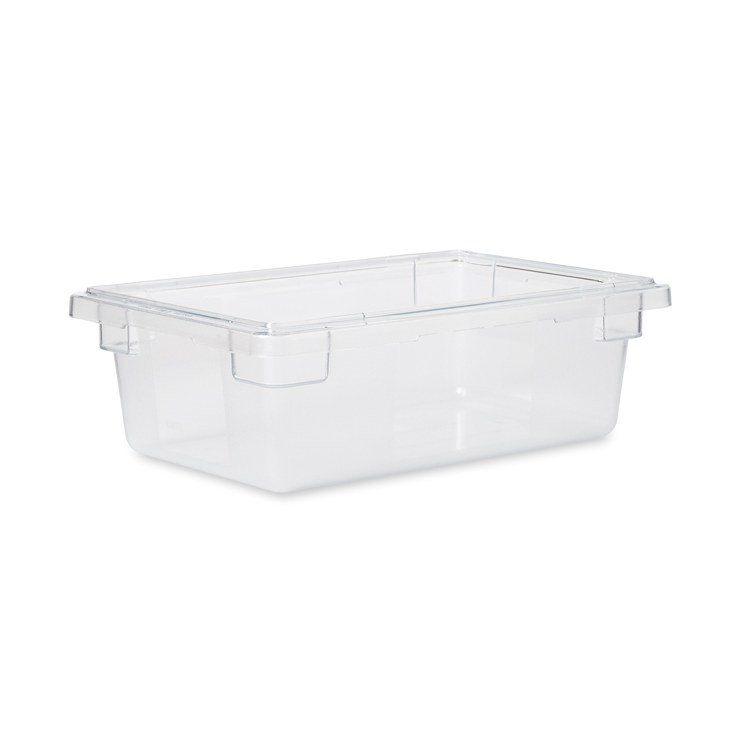Rubbermaid Commercial 3.5 Gallon Clear Polycarbonate Food Storage Container - Durable Kitchen Tote Box for Restaurants, Cafeterias & Meal Prep | Perfect for Bulk Food Storage, Leftovers & Commercial Kitchen Organization