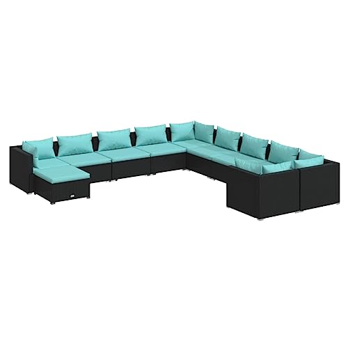 Black and Water Blue