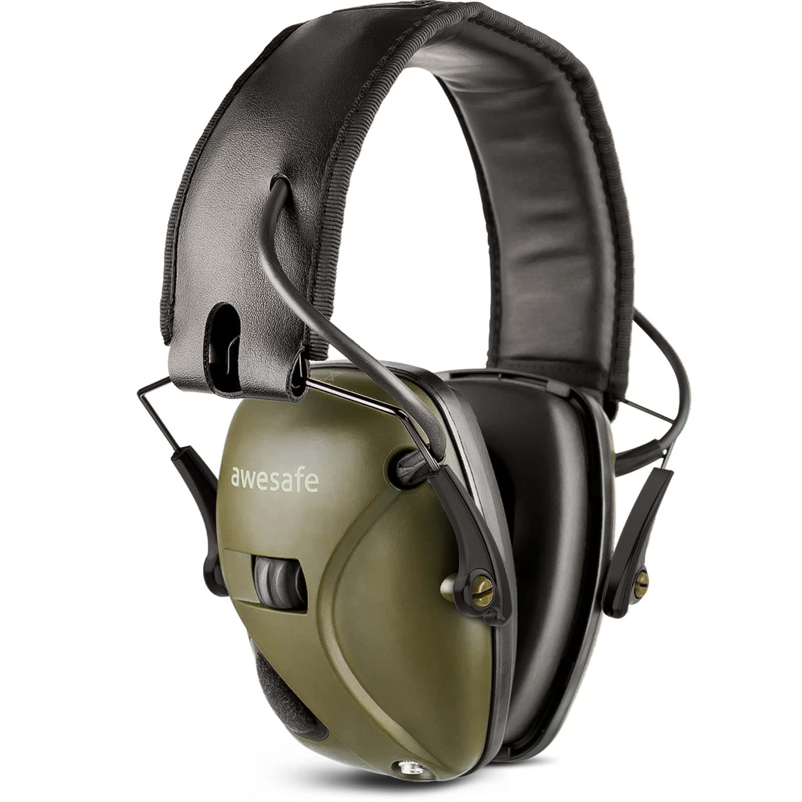 Awesafe Electronic Shooting Ear Protection - NRR 24dB Noise Canceling Headphones for Hunting, Shooting Range & Outdoor Sports | Hearing Safety Gear for Hunters & Gun Enthusiasts