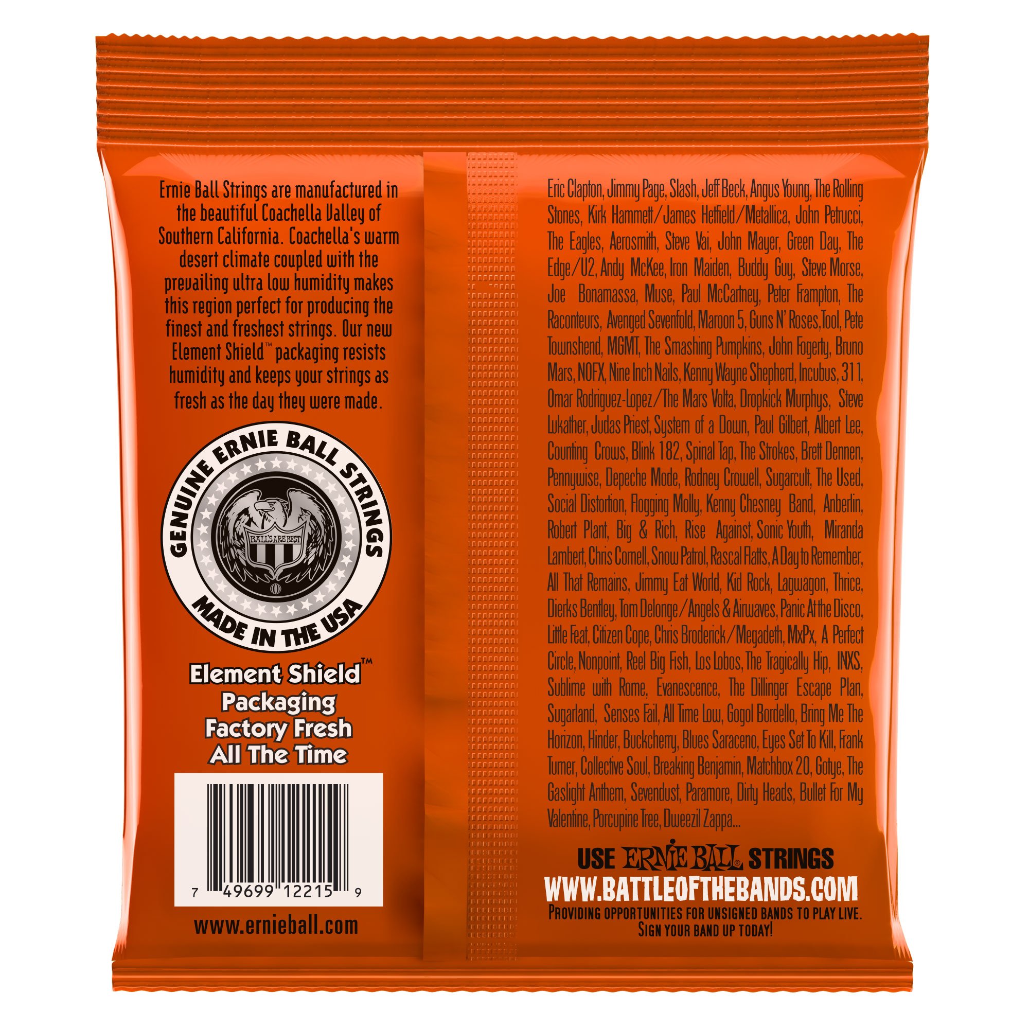 Ernie Ball Skinny Top Heavy Bottom Slinky Nickel Wound Electric Guitar Strings - 10-52 Gauge (P02215) | Perfect for Rock & Metal Guitarists - Studio & Live Performance