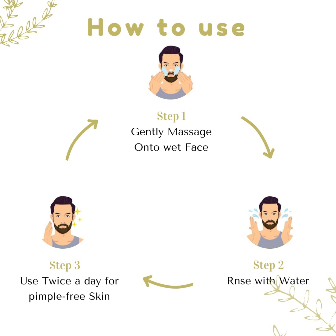 Dr. Man Professional Foaming Face Wash with Pumpkin & Rosehip Oil - 150ml | Gentle Cleanser for Acne-Prone & Sensitive Skin | Daily Skincare Routine
