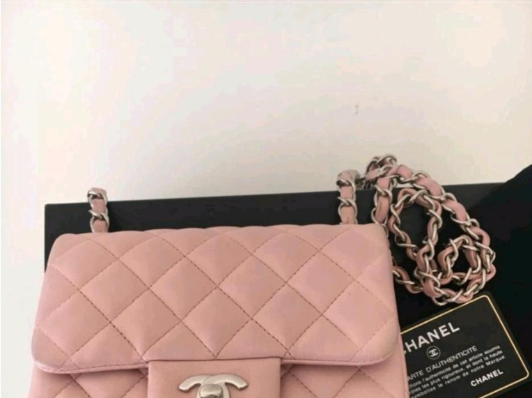 Chanel Mini Flap Bag in Pink | Luxury Quilted Leather Crossbody Purse for Women | Perfect for Date Night & Special Occasions