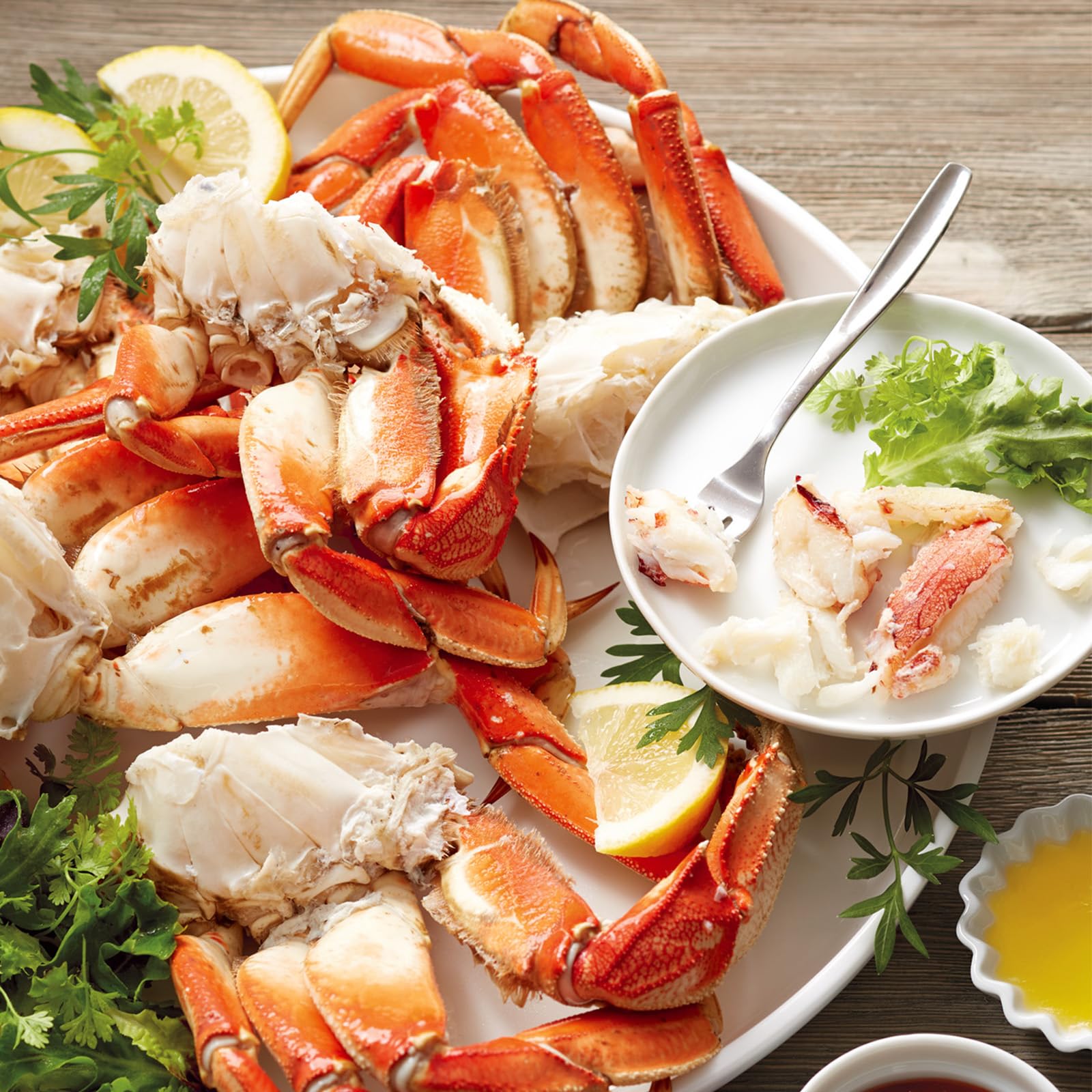 Fresh Dungeness Crab Clusters - 2 lbs Premium Wild-Caught Crab Meat | Perfect for Seafood Boils, Crab Cakes & Gourmet Meals