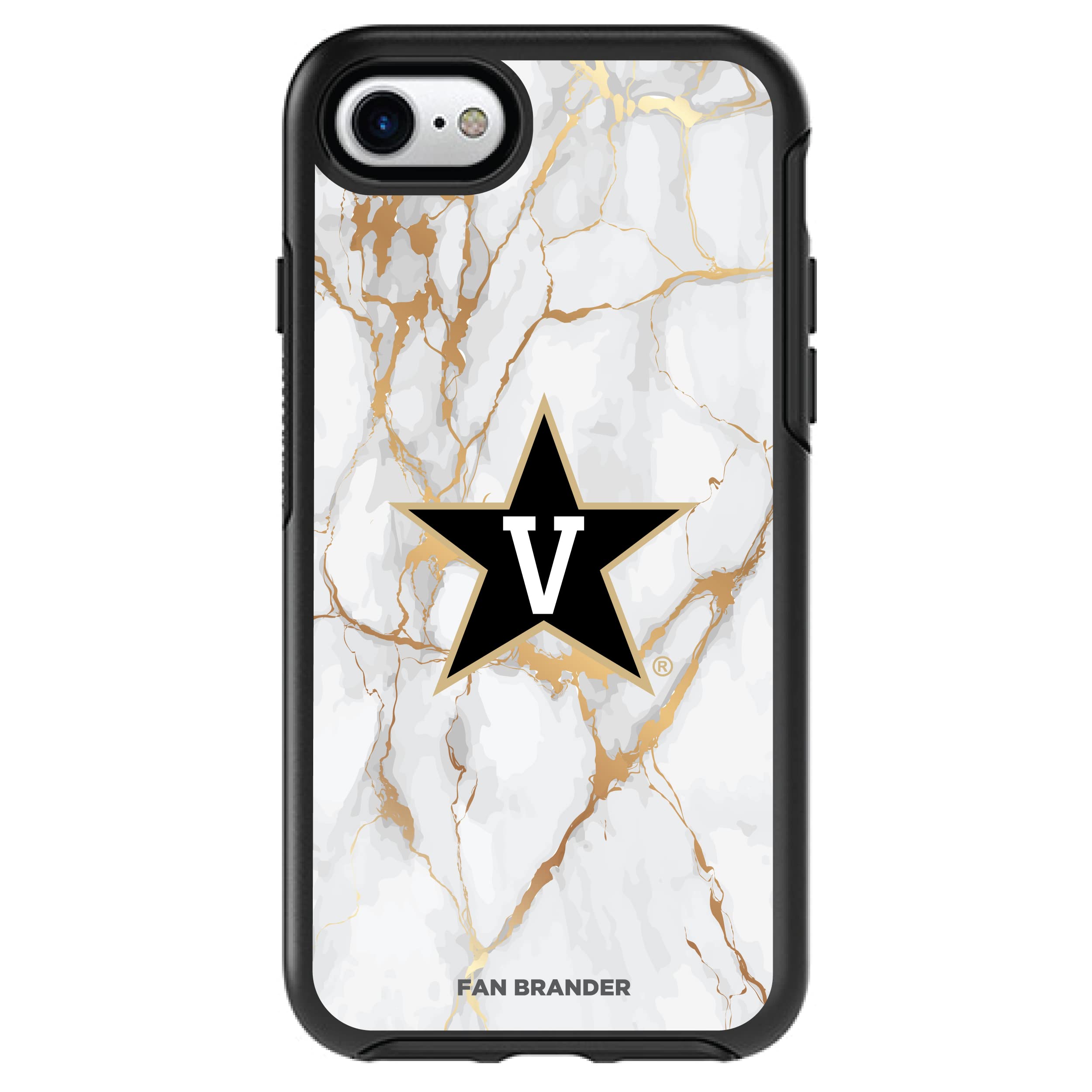 NCAA OtterBox Symmetry iPhone Case - White Marble Design for Apple iPhone | Durable Protection for Daily Use