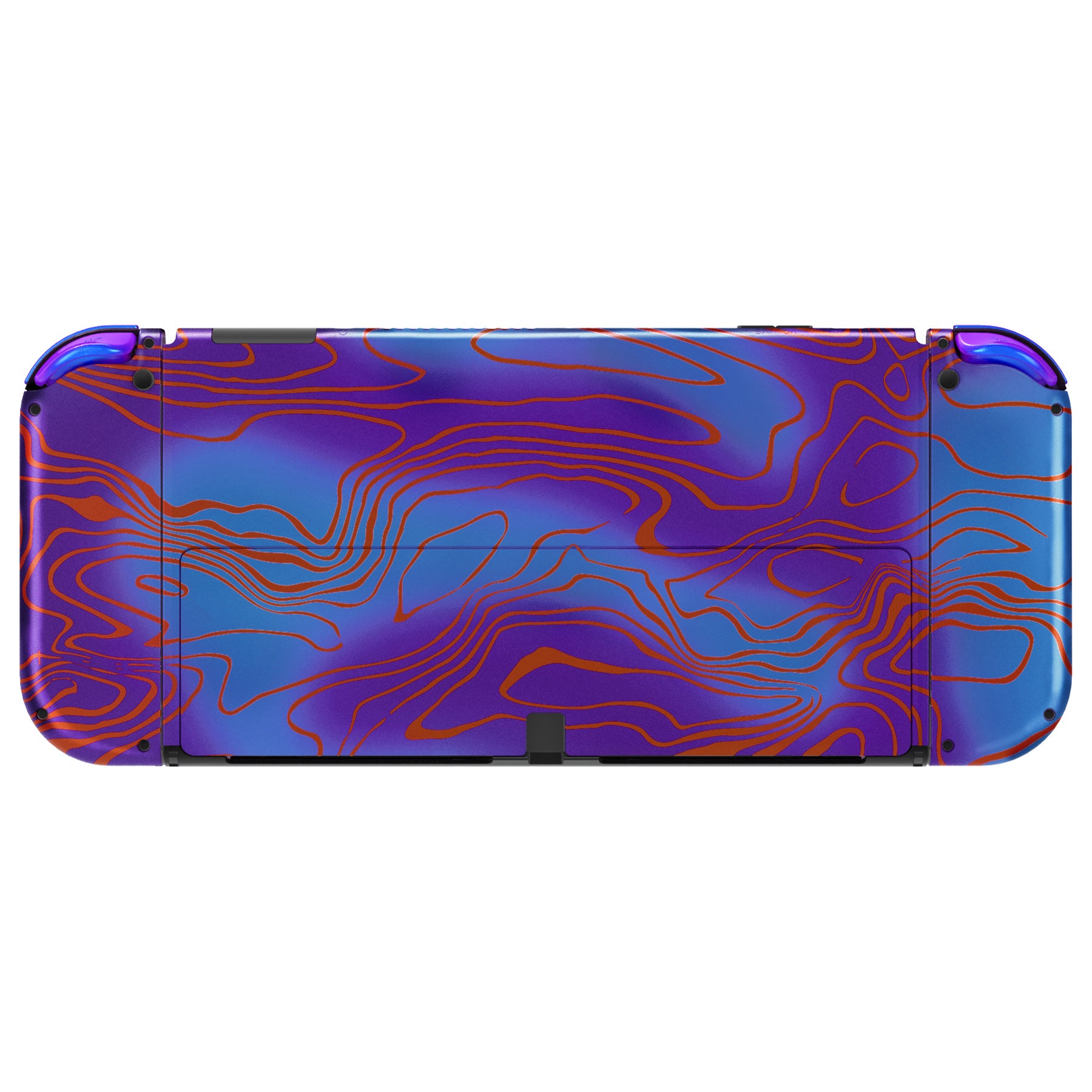 eXtremeRate Damascus Camo Custom Replacement Full Set Shell with Buttons for Nintendo Switch OLED - Gaming Accessories for Enhanced Console Protection & Style
