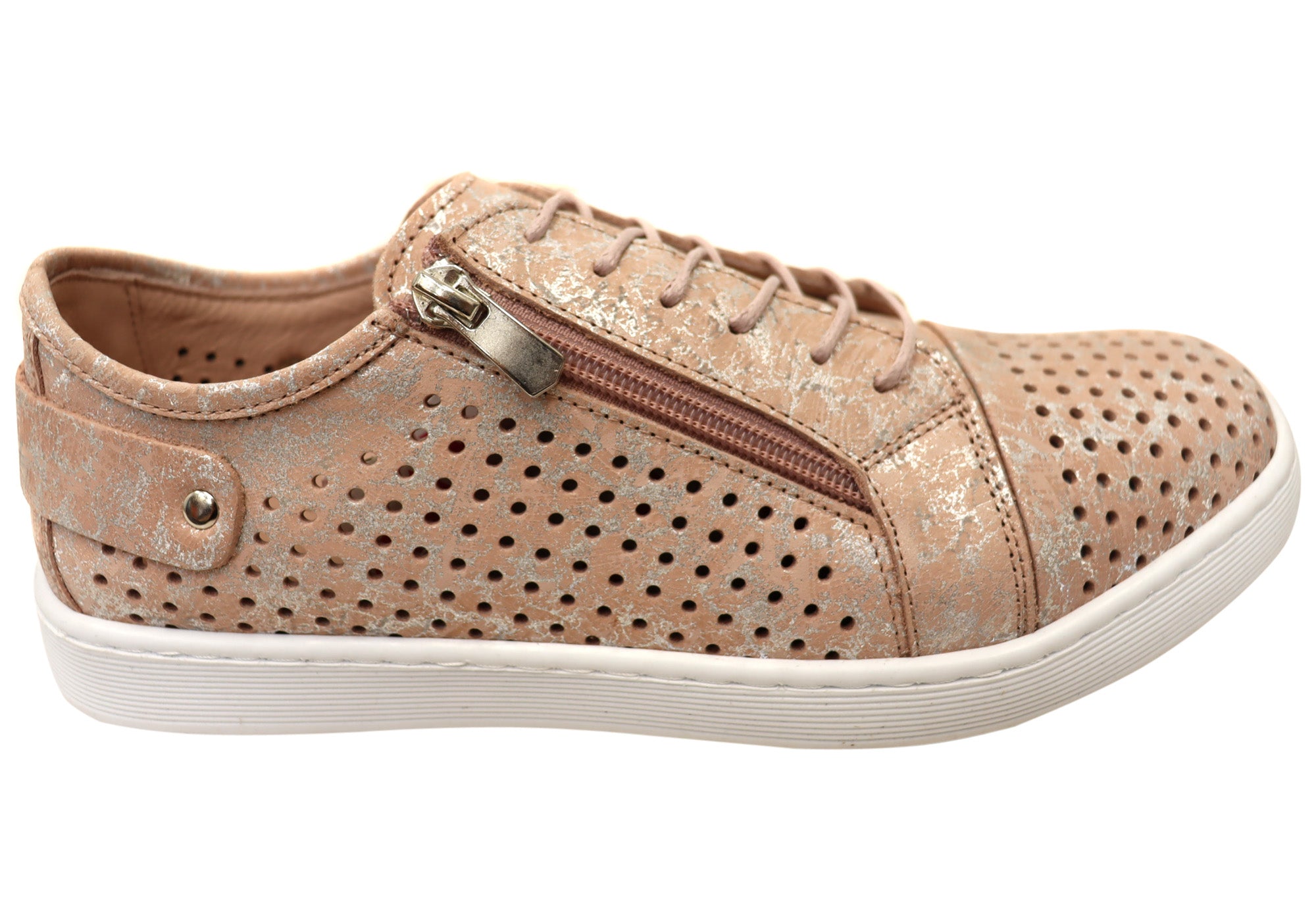 Comfortable Women's Leather Casual Shoes - European Style EG17P for Walking, Travel & Everyday Wear