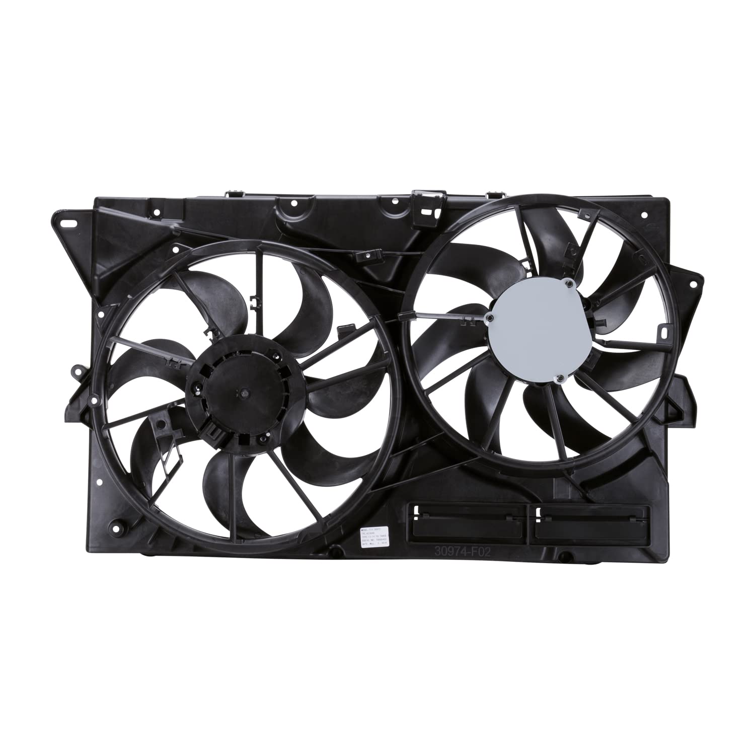 TYC 623040 Cooling Fan Assembly Replacement for 2013-2019 Ford Taurus - High Performance Radiator Cooling Fan for Engine Overheating Protection, Perfect for Summer Driving & Heavy Traffic Conditions
