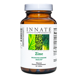 Innate Zinc Supplement 90 Tablets - Immune Support, Skin Health & Wellness for Adults & Kids | Daily Zinc Pills for Cold & Flu Season