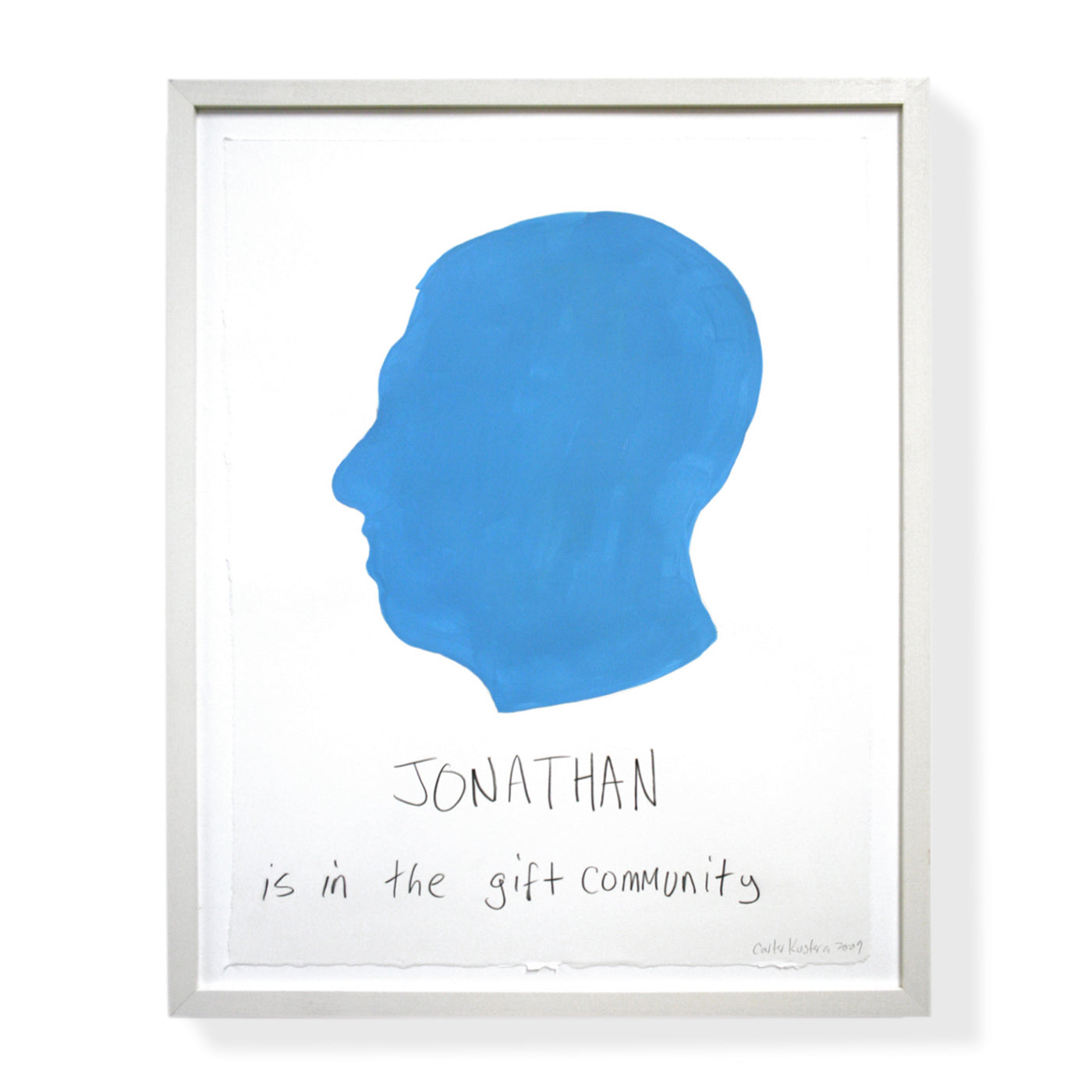 Custom Silhouette and Text Portrait by Carter Kustera - 12