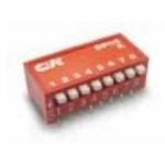 BP06KE DIP Switch SPST 6 Position 0.1A 24VDC PC Mount Thru-Hole Tube (10-Pack) - Perfect for Circuit Boards, Electronics Projects & DIY Repairs