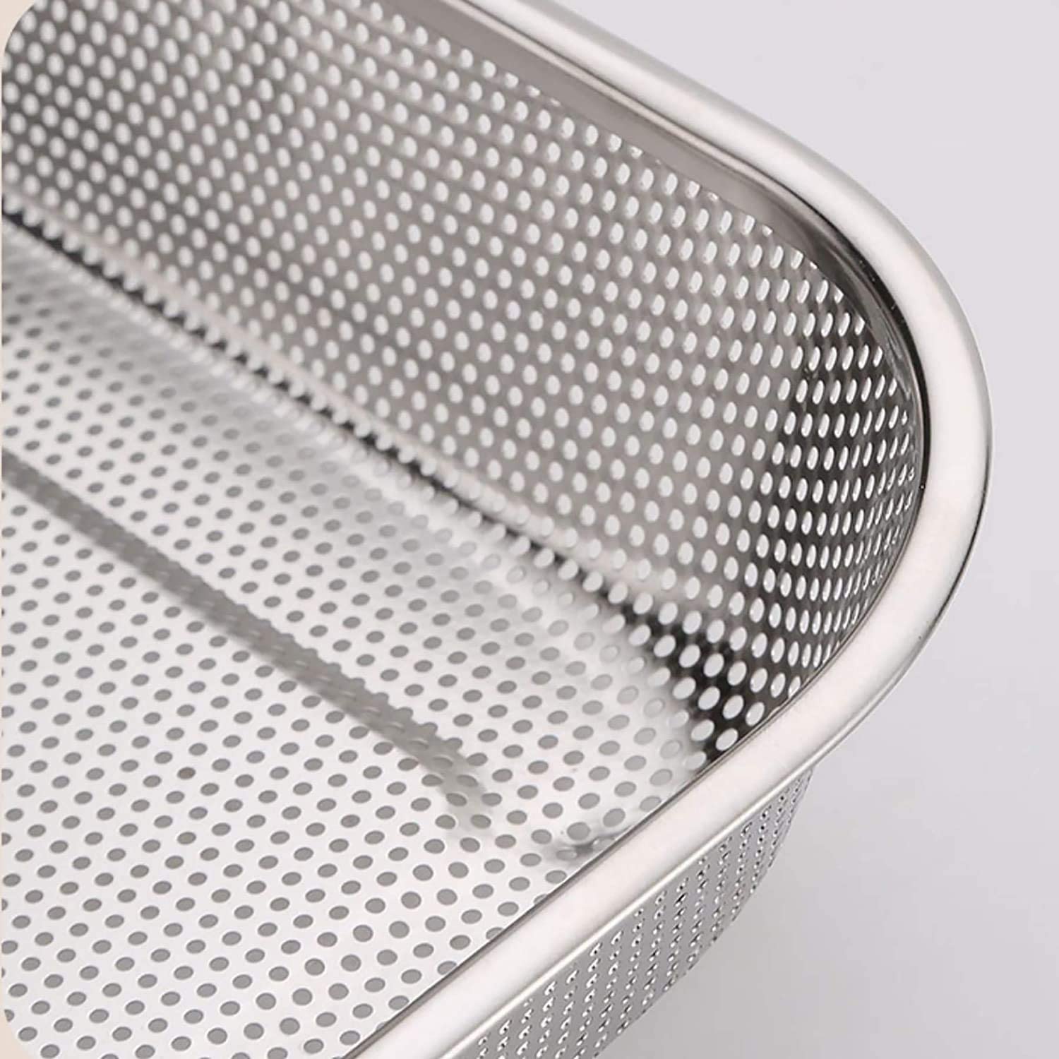 Stainless Steel Kitchen Utensil Drying Rack - Rectangle Mesh Dishwasher Basket for Silverware, Chopsticks & Tools (30x20x6cm) | Space-Saving Sink Organizer & Dish Drying Rack for Compact Kitchens