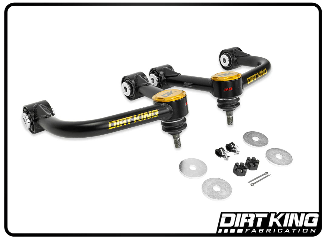 2005-2023 Toyota Tacoma Dirt King 4130 Chromoly Balljoint Upper Control Arm Kit - Off-Road Suspension Upgrade for Enhanced Performance & Durability