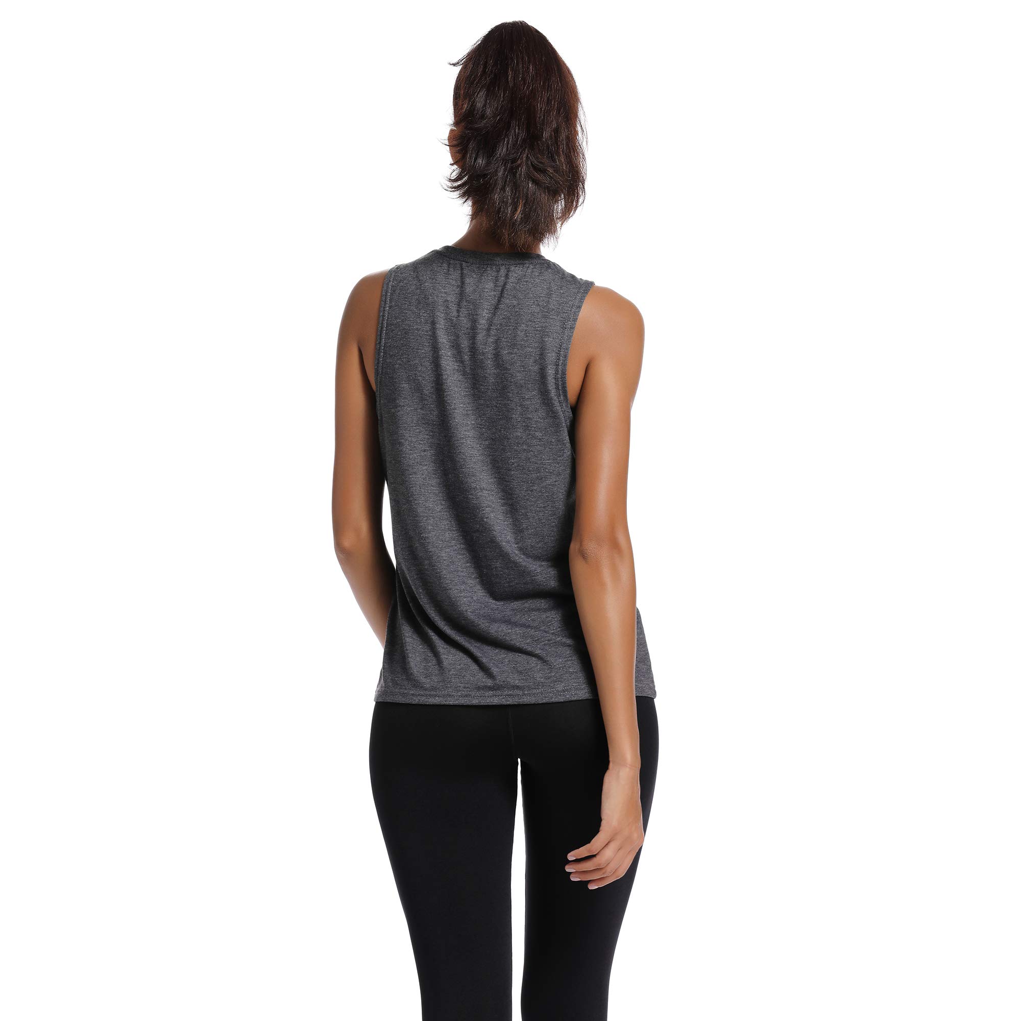 Funny Workout Tank Tops for Women - Sleeveless Racerback Gym Shirts with Motivational Sayings | Perfect for Yoga, Running & Fitness Training
