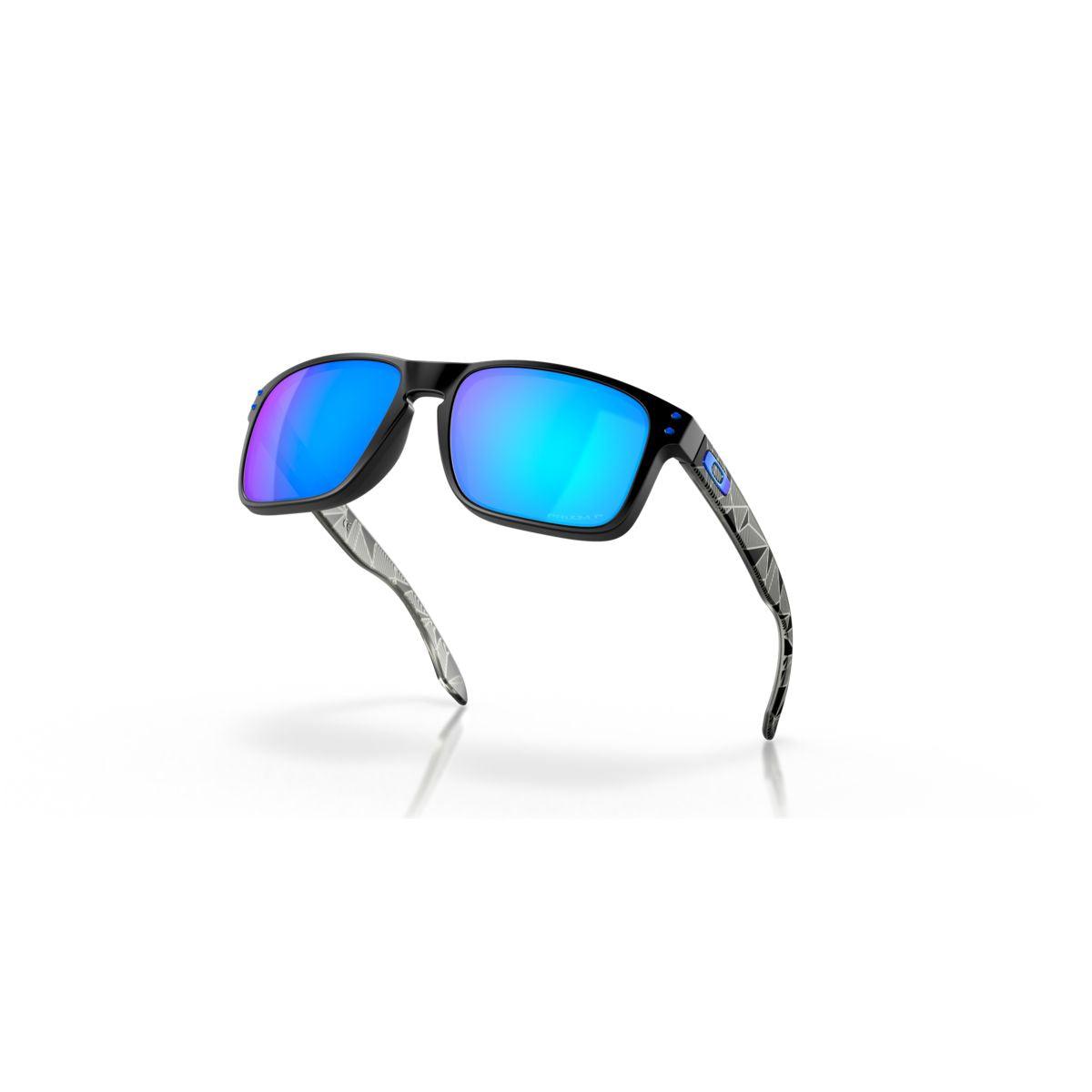 Oakley Holbrook Matte Black Prizm Sapphire Polarized Sunglasses 0OO9102 9102H0 - Stylish UV Protection for Outdoor Sports & Driving