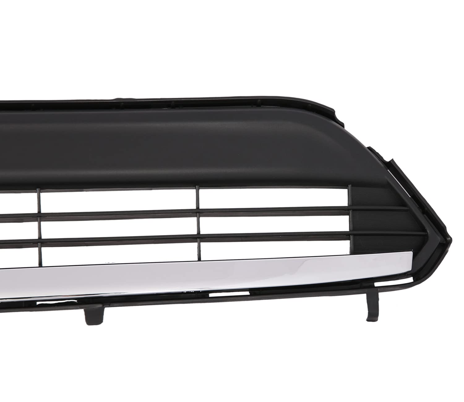 Chrome Front Lower Bumper Grille & Trim Molding for 2011-2013 Toyota Highlander - Perfect Fit TO1036130 TO1044111 | Enhances Style & Protection for Off-Roading, City Driving & Car Shows