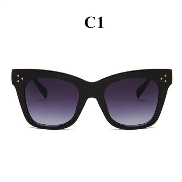 Women's Classic Cat Eye Sunglasses UV Protection - Stylish Retro Shades for Women, Fashionable Sun Glasses for Driving, Beach & Outdoor Activities