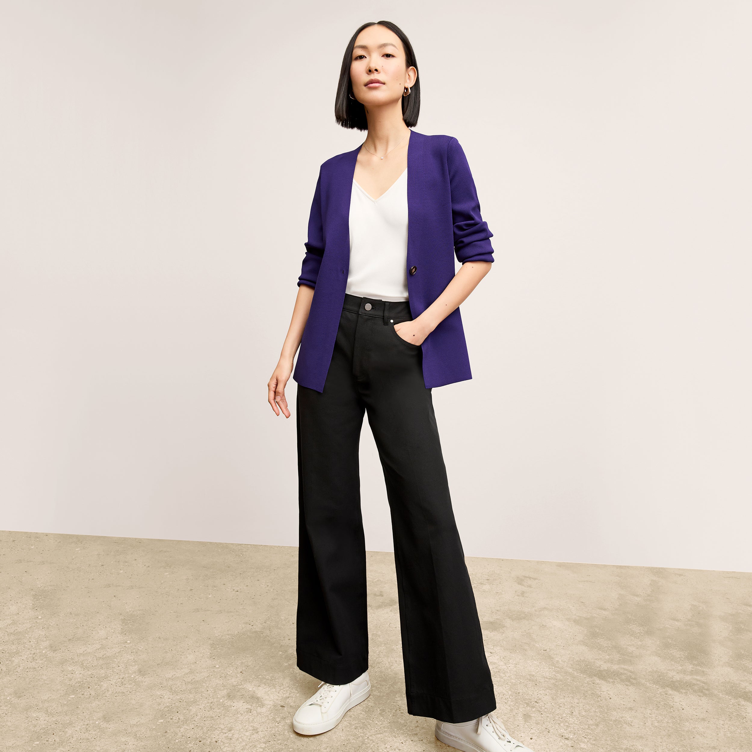 Milo Wide Leg Eco-Friendly Jeans - Better Than Denim in Black | Sustainable Fashion for Women, Casual Wear & Everyday Comfort