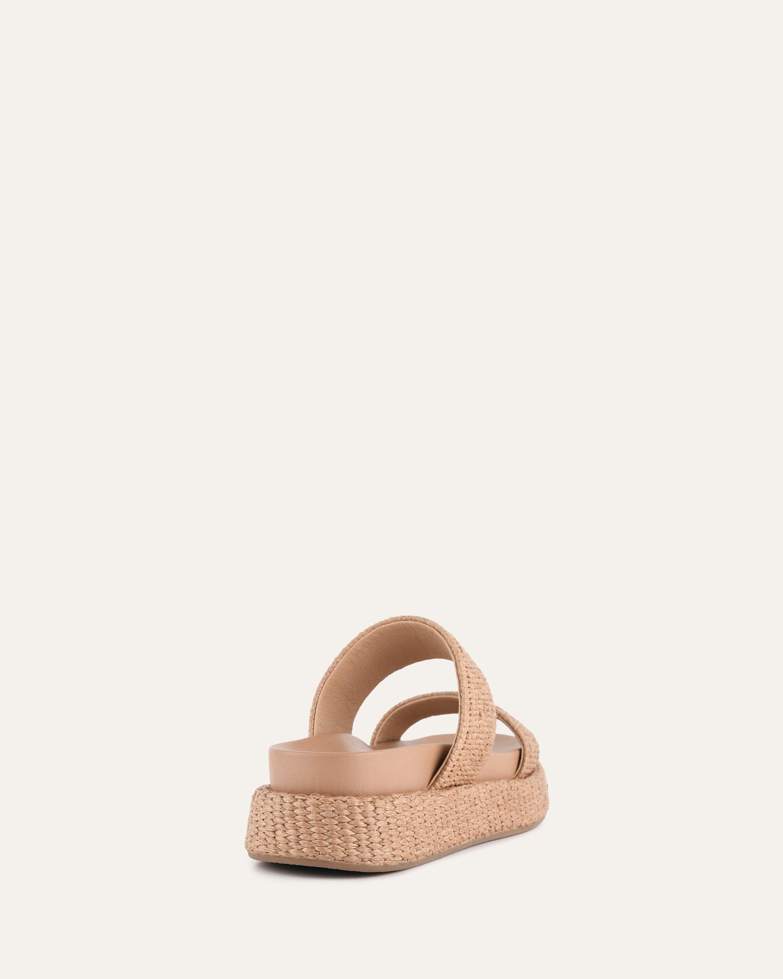 MARCO Women's Flat Sandals - Tan Raffia Espadrilles for Summer Beach, Vacation & Casual Outings