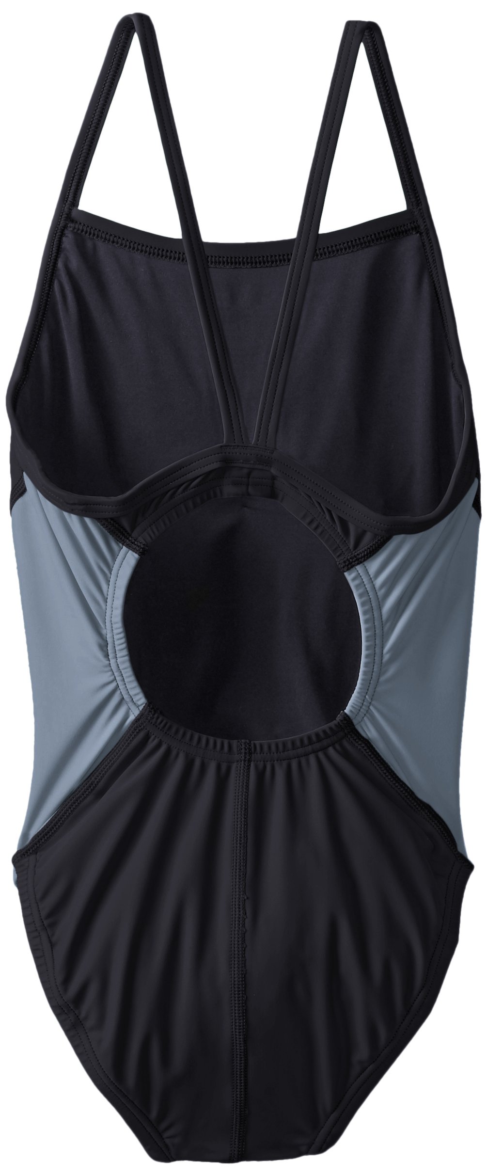 Speedo Big Girls' Revolve Splice Energy Back Swimsuit - Comfortable & Stylish Swimwear for Teens - Perfect for Swimming Lessons, Beach Vacations & Pool Parties
