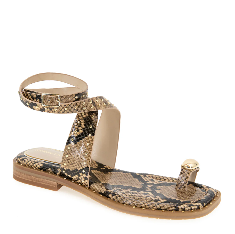 Kenneth Cole Women's Ravenn Sand Snake Heels - Stylish & Comfortable High Heels for Women, Perfect for Office, Party & Evening Events