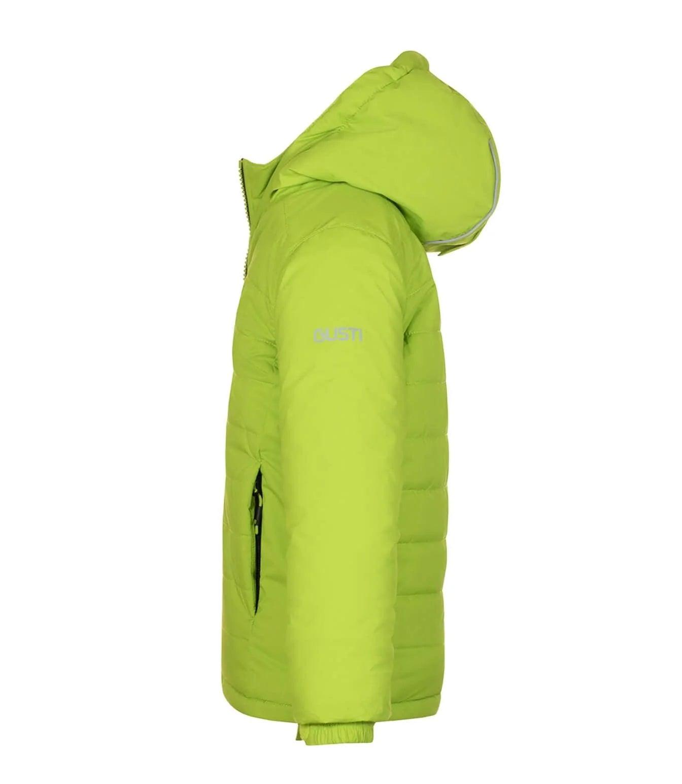 Gusti Evan Snowsuit for Kids - Waterproof Winter Jacket & Pants Set, Green - Perfect for Snow Play, Skiing & Outdoor Adventures