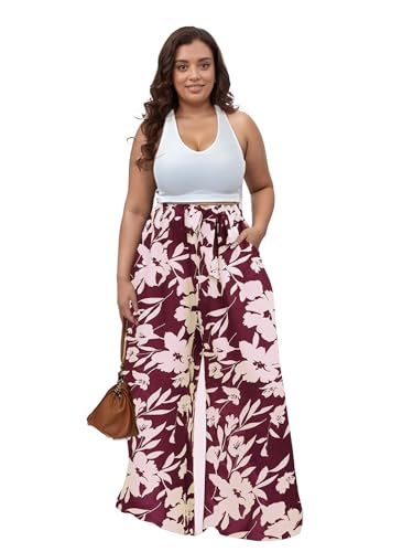 9399 Printed Wineredflower
