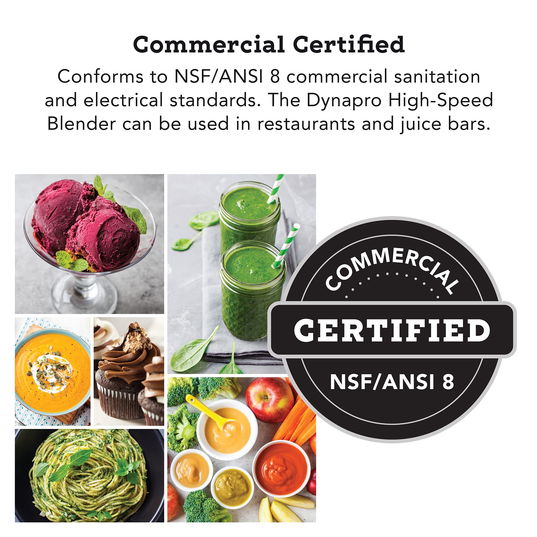Tribest Dynapro DPS-2250 2.5HP Vacuum Blender - Commercial Grade for Smoothies & Juicing