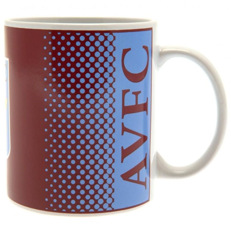 Official Aston Villa FC Ceramic Coffee Mug - Perfect for Hot & Cold Drinks, Gifts for Football Fans, Home & Office Use