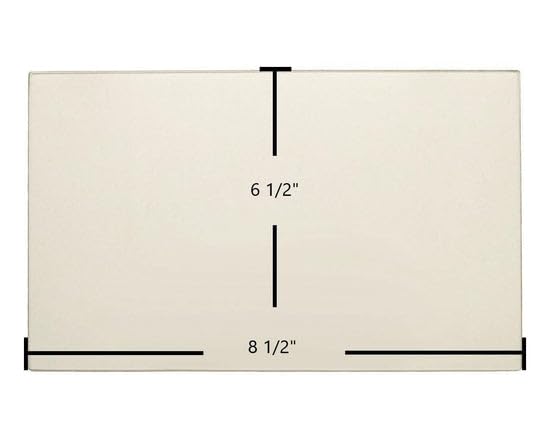 US Stove 5101s Replacement Glass with Gasket Tape - 8.5