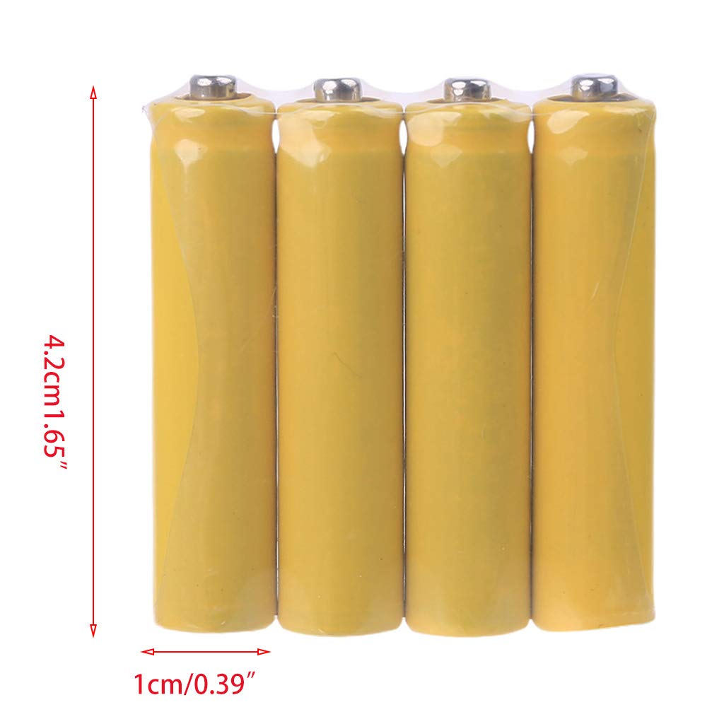 Universal 10440 AAA Dummy Battery Case Shell - Plastic Cylinder Conductor for Rechargeable Batteries - Perfect for Electronics, Flashlights, and DIY Projects
