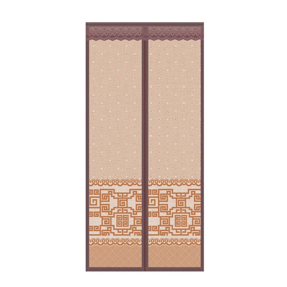 Self Sealing Magnetic Screen Door with Fine Mesh & Magic Tape Frame - Eco Friendly Home & Pet Protection for Doors & Patios