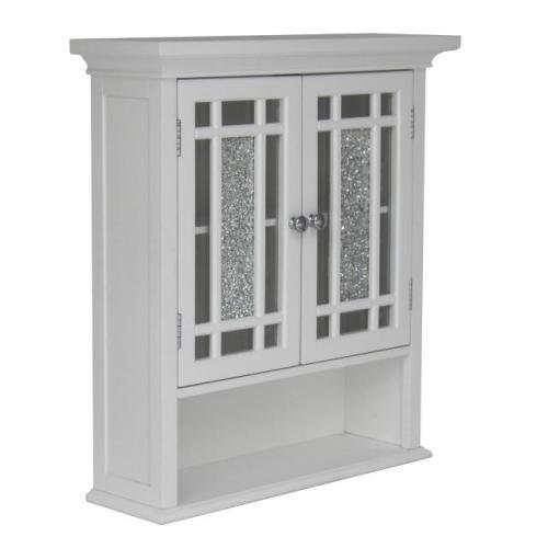 Whitney Bathroom Cabinet - Elegant White Bathroom Storage Organizer for Towels & Toiletries | Perfect for Small Bathrooms & Vanities