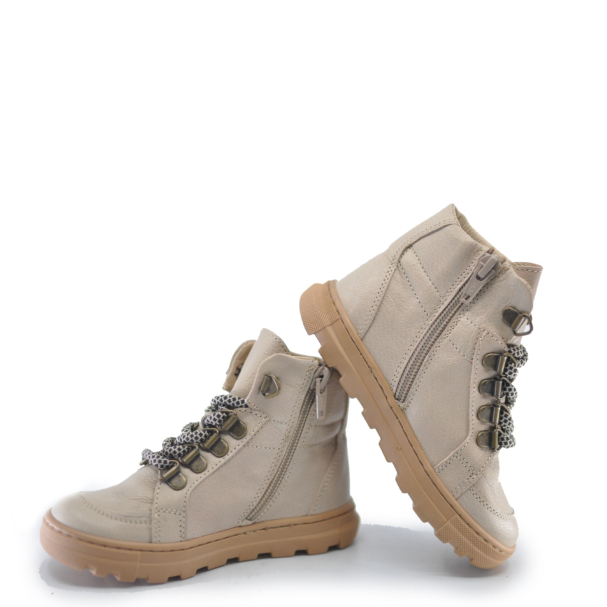 Pepe Cream Leather Boots for Women - Stylish & Comfortable Ankle Boots for Fall & Winter - Perfect for Casual Outfits, Office Wear & Date Nights
